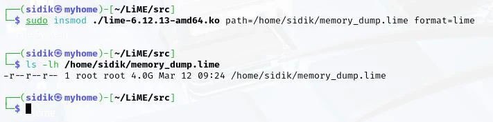 Analyse mémoire Linux avec Volatility